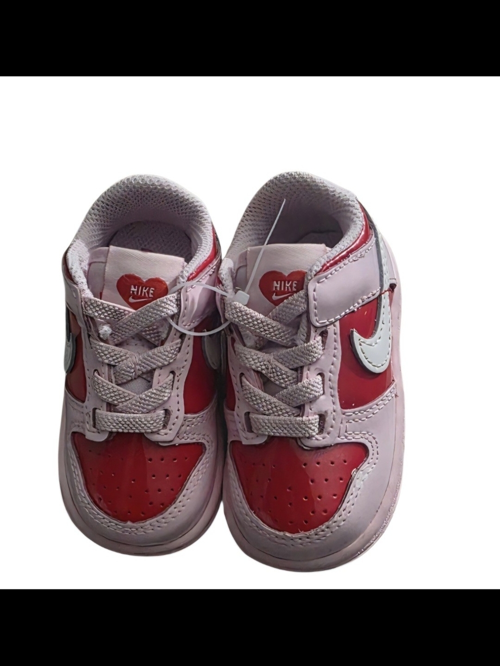 Nike Toddlers Valentines Day Dunk Low Sneakers size 4C. Like new